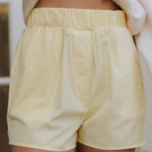 Daily Drills Yellow Women's Shorts